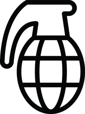 silah simgesi, vektör illüstrasyonu 