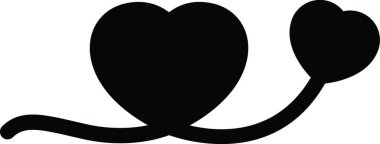 kalp simgesi, vektör illüstrasyonu