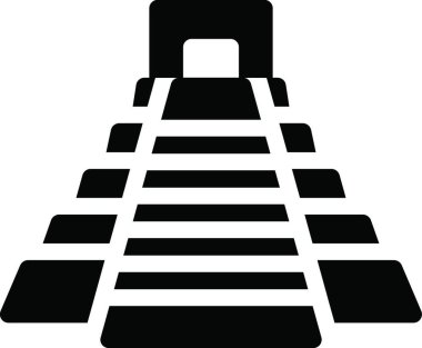 Meksika düz simgesi, vektör illüstrasyonu