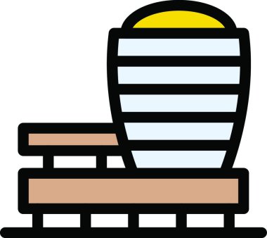 ünlü simge, vektör illüstrasyonu 