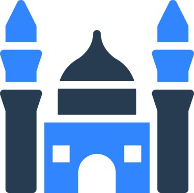 İslami din sembolü vektör illüstrasyonu