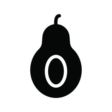 meyve simgesi, vektör illüstrasyonu 