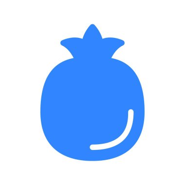 ananas ağ ikonu vektör illüstrasyonu