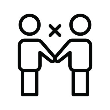 çift düz simge, vektör illüstrasyonu