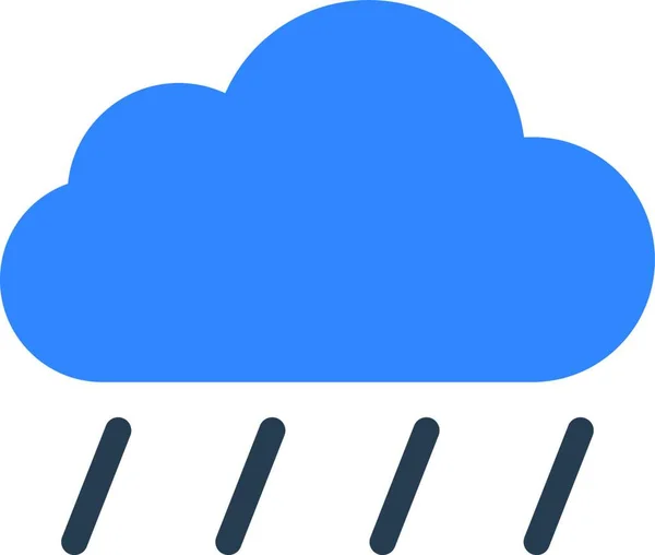 Regen Symbol Vektor Illustration — Stockvektor