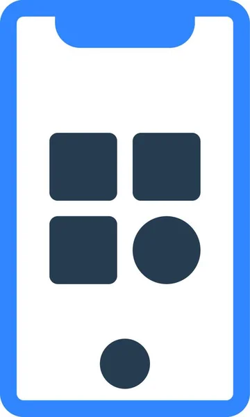 Icona Apps Illustrazione Vettoriale — Vettoriale Stock