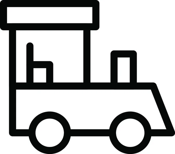 Icona Del Treno Illustrazione Vettoriale — Vettoriale Stock