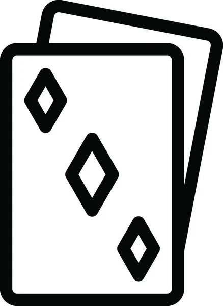 Gambling Icon Vector Illustration — Stock Vector