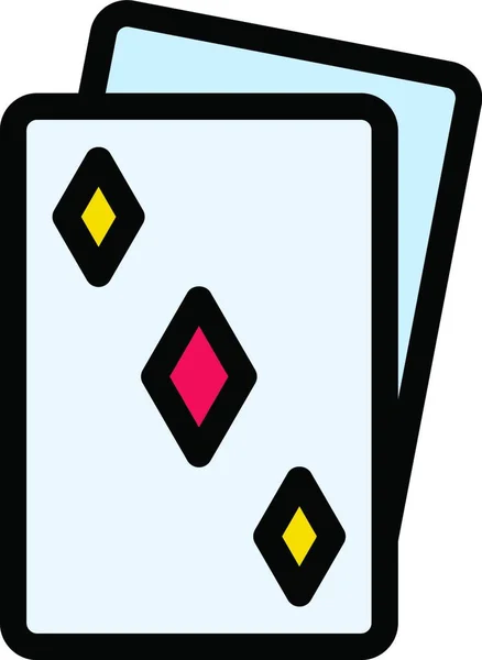 Glücksspiel Symbol Vektorillustration — Stockvektor
