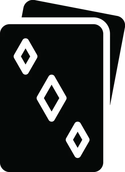 Ikona Hazardu Ilustracja Wektora — Wektor stockowy