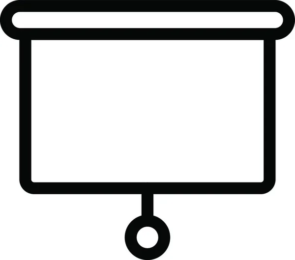 Ukázka Vektoru Webové Ikony Prezentace — Stockový vektor