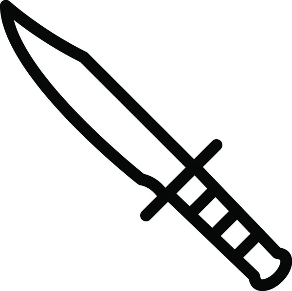 Waffe Symbol Vektor Illustration — Stockvektor