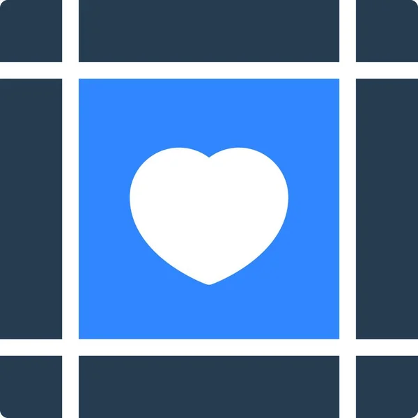 Love Web Icon Vector Illustration — Stock Vector