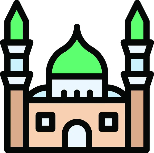イスラム教のシンボルベクトル図 — ストックベクタ