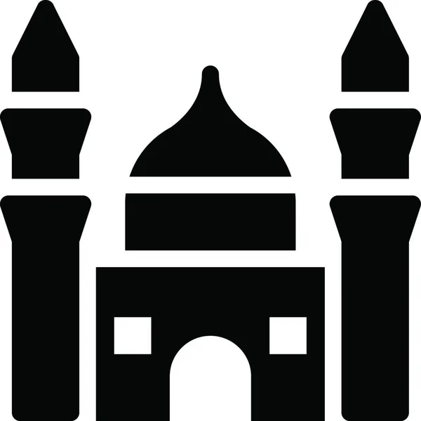 Religião Islâmica Símbolo Vetor Ilustração — Vetor de Stock