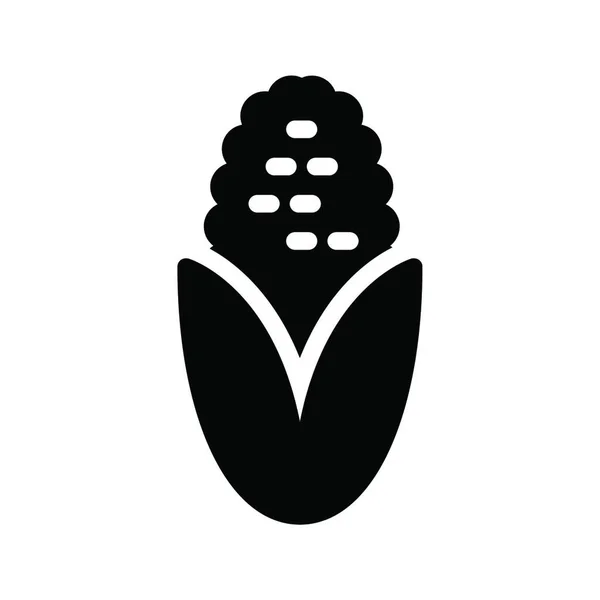 Maize Icon Vector Illustration — Stock Vector