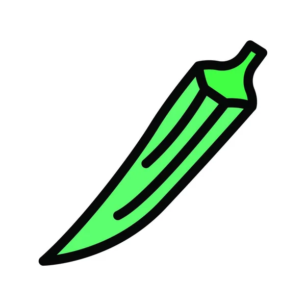 Gemüse Symbol Vektorillustration — Stockvektor
