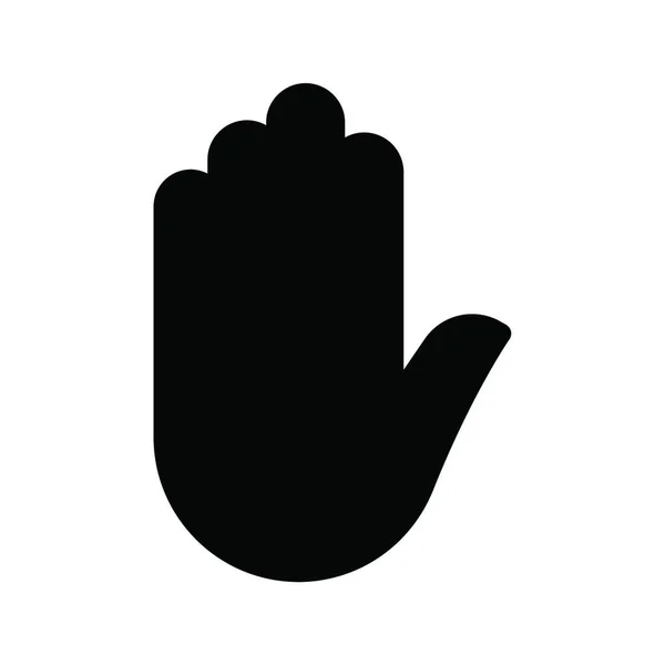 Hand Icon Vector Illustration — Stock Vector