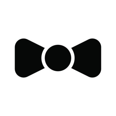 kravat simgesi, vektör illüstrasyonu 