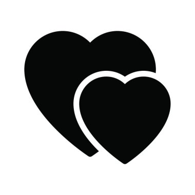 romantizm simgesi, vektör illüstrasyonu 