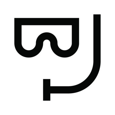 Dalış web simge vektör çizim