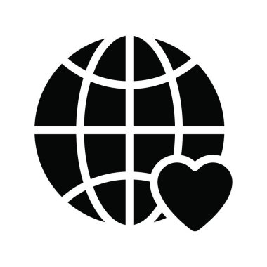 kalp simgesi, vektör illüstrasyonu