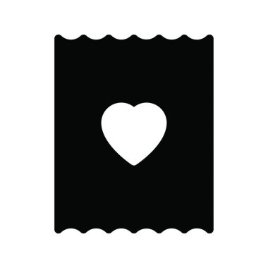 kalp simgesi, vektör illüstrasyonu 