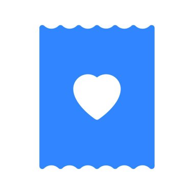 kalp simgesi, vektör illüstrasyonu