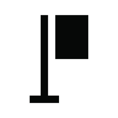 bayrak ikonu vektör illüstrasyonu