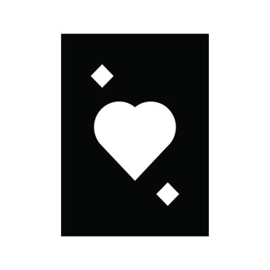 Kumarhane, kart web simgesi vektör illüstrasyonu