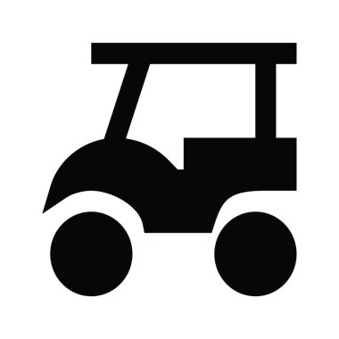 araba simgesi, vektör illüstrasyonu 