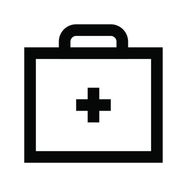 Yardım kiti, basit vektör illüstrasyonu