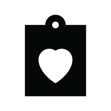 Aşk sembolü. Sevgililer Günü kartı şablonu. Kalp çizimi  