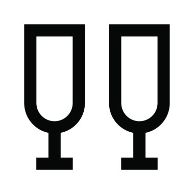 Gözlük web simge vektör çizim