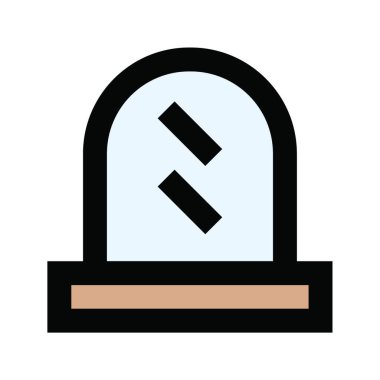 ayna web simge vektör çizim