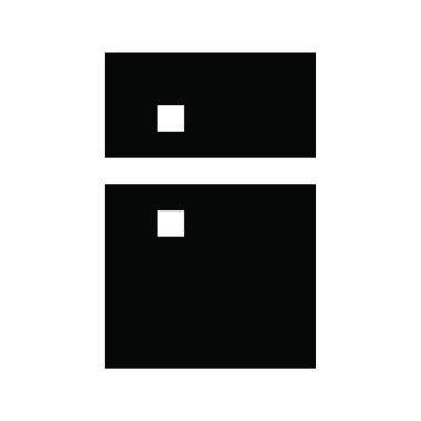 Buzdolabı kutsal kişilerin resmi, vektör çizim