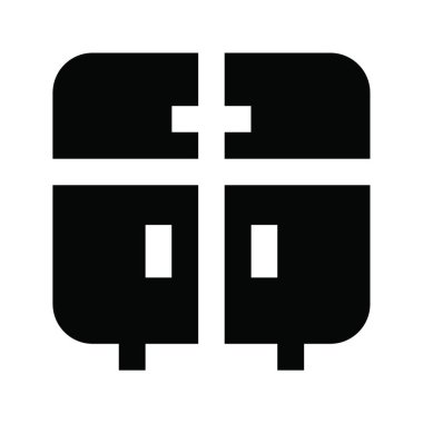 Masa simgesi, vektör illüstrasyonu