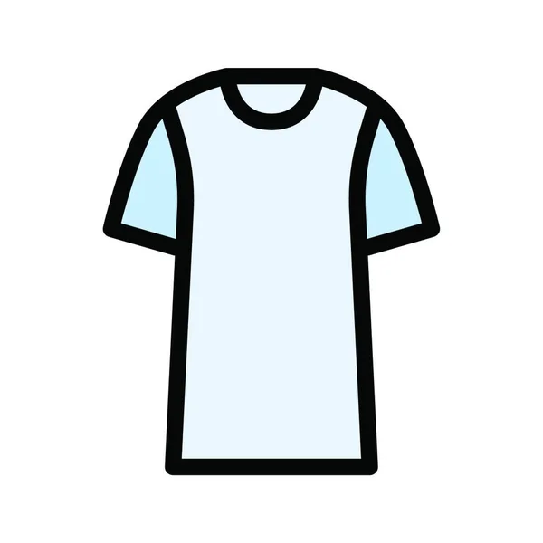 Garments Flat Icon Vector Illustration — Stock Vector