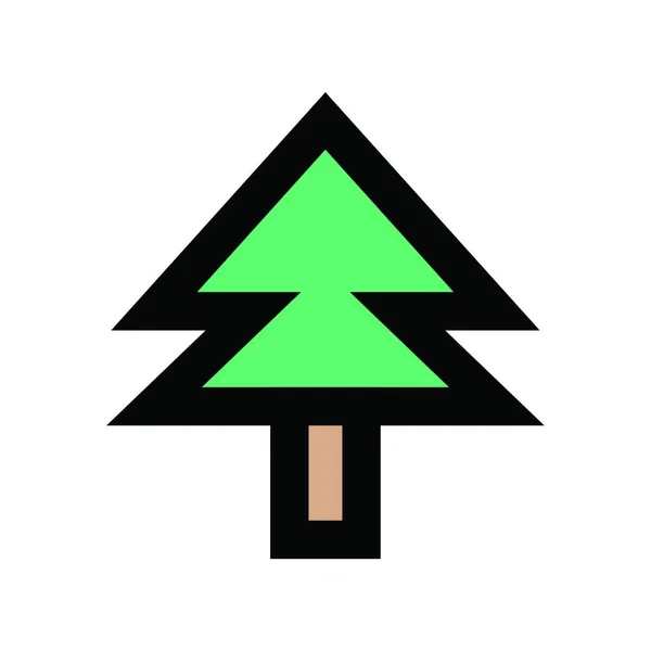 Εικονογράφηση Φορέας Εικονίδιο Web Δέντρο — Διανυσματικό Αρχείο
