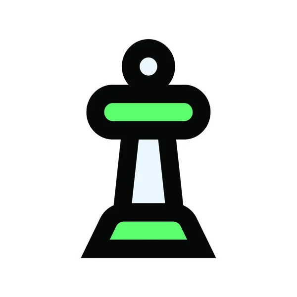Chess Icon Vector Illustration — Stock Vector