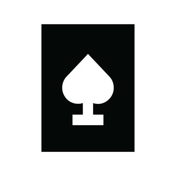 Spielkarte Einfache Vektorillustration — Stockvektor