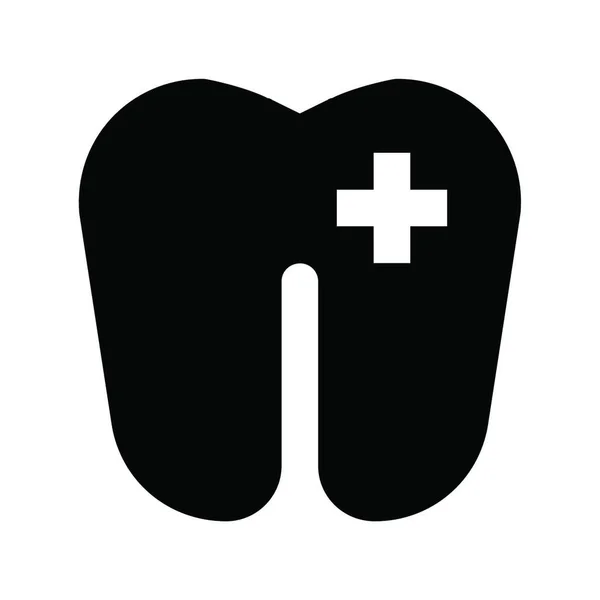 Icono Dental Ilustración Vectorial — Vector de stock