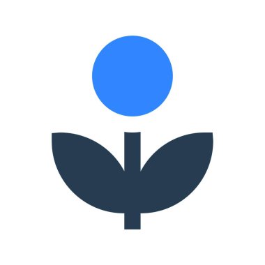 bitki ağ ikonu vektör illüstrasyonu