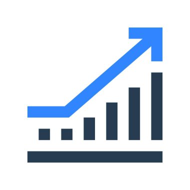 finans simgesi, vektör illüstrasyonu