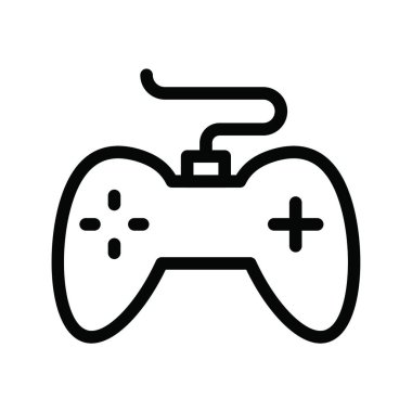 gamepad web simgesi vektör illüstrasyonu