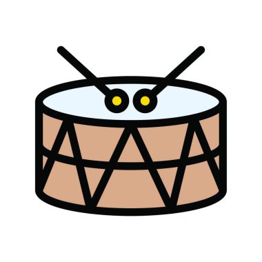 Web simge vektör çizim davul
