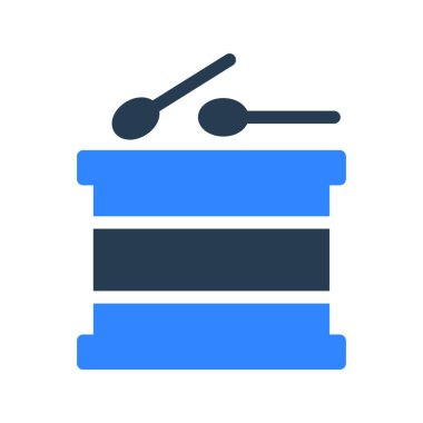 Web simge vektör çizim davul