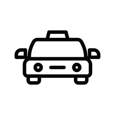 taxi web icon vector illustration