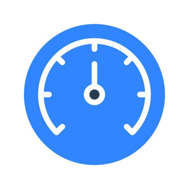 gauge web simgesi vektör illüstrasyonu 