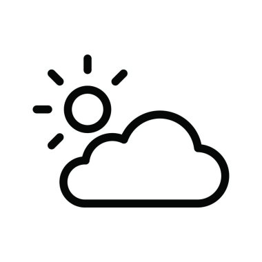 Güneş Simgesi Vektör illüstrasyonu